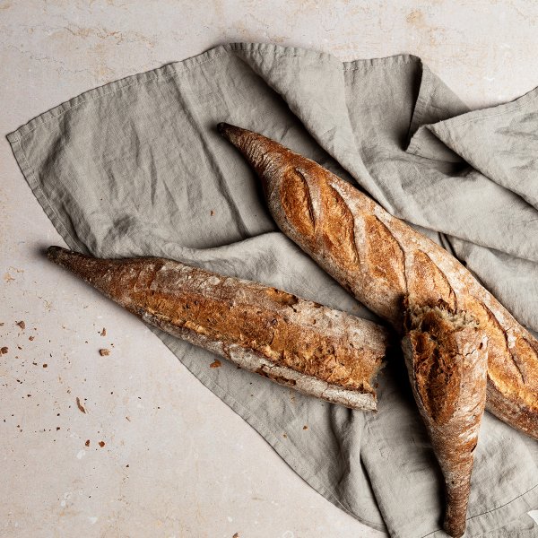 Baguette con le punte di segale